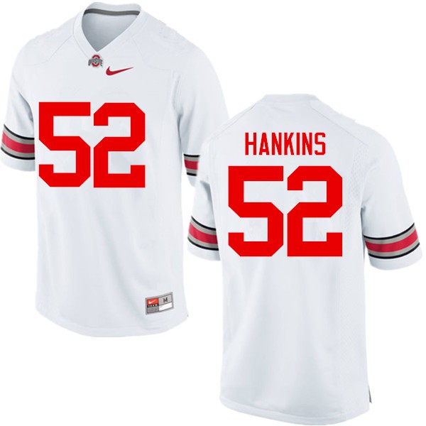 Ohio State Buckeyes #52 Johnathan Hankins Men University Jersey White